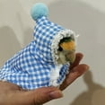 thumbnail image 3 of lixuesong Warm Plaided Bird Capes for Parrots and Budgies Warm Cloak Winter Outfit for Small Pet Birds Easy to Wear and, 3 of 3