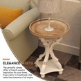 thumbnail image 3 of Mesa auxiliar decorativa COZAYH Rustic Farmhouse Cottagecore White, 3 of 9