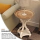 thumbnail image 3 of Mesa auxiliar decorativa COZAYH Rustic Farmhouse Cottagecore White, 3 of 9