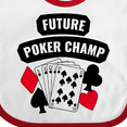 thumbnail image 4 of Inktastic Future Poker Champ Boys or Girls Baby Bib, 4 of 4