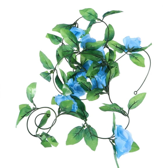 WRITWAA Silk Artificial Flower Vines Hanging Decor for Wedding, Home, Party, 2.4M Faux Floral Garland