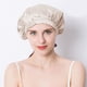 thumbnail image 5 of 2 piezas de gorro de seda, gorro de seda para dormir por la noche, envoltura ajustable para el cabello para dormir, 5 of 6
