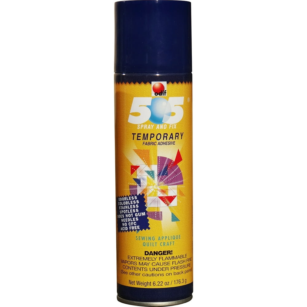 Odif 505 Spray & Fix Temporary Fabric Adhesive, 6.22 Oz.