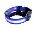 thumbnail image 1 of ZHAOCHENG Collar LED de fibra plana (pilas rosas XL), 1 of 4