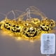 thumbnail image 3 of Luces de cadena de Halloween, luces LED de calabaza para decoraciones de interior libre de Halloween - Brillante Salvador luces de linterna de calabaza, 3 of 9