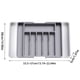 thumbnail image 2 of Clearance sale!Silverware Organizer - Expandable Kitchen Drawer Organizer, Adjustable Utensil Organizer, Cutlery Drawer Organizer For Forks, Knives, Multipurpose Kitchen Organ, 2 of 2