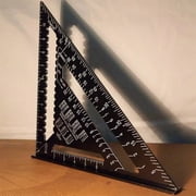 12inch Rafter Square Carpenter Square Aluminum Square Layout Tool with Black Oxide Finish