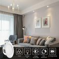 thumbnail image 4 of Foco Empotrable Led De 12w, Luz De Techo Led Impermeable Ip44, Foco De Techo Downlight, Luz De Techo Redonda No Regulable Para Baño, Cocina, 4 of 5