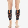 thumbnail image 4 of 1Pc Knee Support Anti-Collision Protection Non-slip High Stretch Relieve Fatigue Calf Sleeve Fitness Gear-Orange,M, 4 of 8