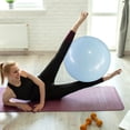 thumbnail image 4 of 55/65/75CM Yoga Ball with Air Pump Anti-slip Physical Therapy PVC Fitness Balance Ball Pregnancy Birthing Ball Kids Adults Home Gym Workout Stability Ball, 4 of 7