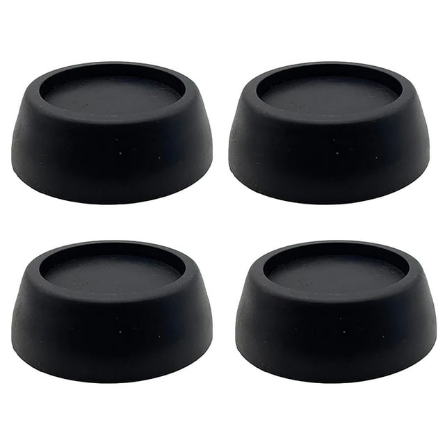 4pcs Pies de Lavadora - Goma, Antivibración, Reducción de Ruido, para Lavadora/Secadora