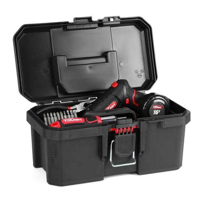 TOKO High Performance AX134 2個セット Hyper Tough 13-Inch Toolbox – Heavy-Duty Resin Storage with