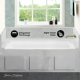 thumbnail image 2 of Voltaire 60 x 30 Right Drain Soaking Alcove Bathtub in Glossy White with Integrated Overflow, Drain Included, 2 of 8