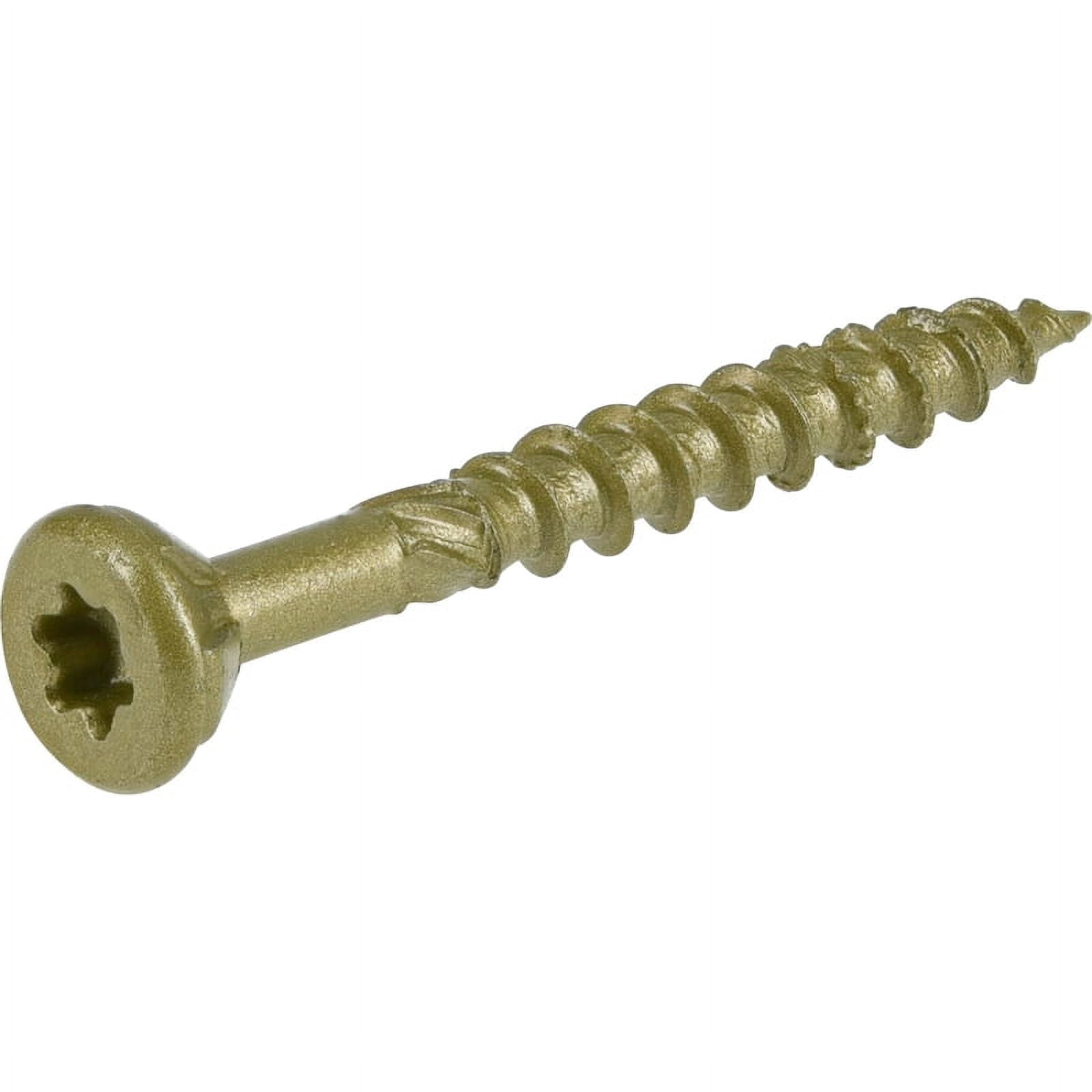 Hillman 48595 Power Pro No. 8 X 1-1/2 In. L Star Exterior Wood Screw 1 Lb.