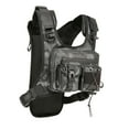 thumbnail image 2 of QccHieUs Chest Rig Bag Adjustable Shoulder Straps Chest Pack for Travel Riding Skiing Grey, 2 of 9