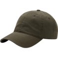 thumbnail image 1 of Plain Washed Baseball Cap - Retro Adjustable Cotton Hat, Vintage Structured Golf Dad Cap for Men Women, 1 of 6