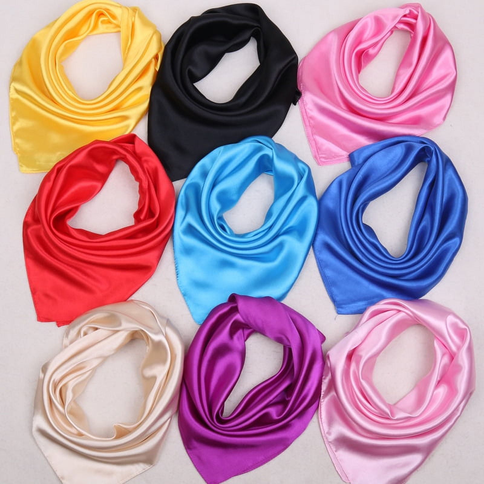 NAMZI Silk Square Scarf Women's Fashion Scarves Lightweight