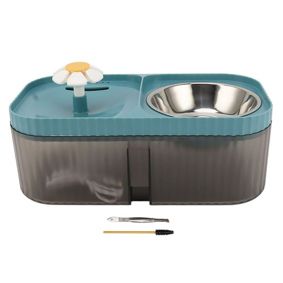 Cat Water Fountain Food Bowl,Cat Water Fountain Food Cat Water Dispenser Pet Water Dispenser Striking Appearance
