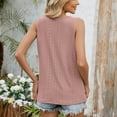 thumbnail image 5 of Scyoekwg Womens Vintage Shirts Sleeveless Trendy Going Out Top Ladies Blouses Dressy Casual Basic Tank Tops Womens Summer Fashion Loose Comfy Clothes, 5 of 5
