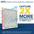 thumbnail image 6 of (4 pack) Filtrete 16x25x1 HVAC Furnace Air Filter, MPR 1000 MERV 11, Allergen Defense, 1 Filter, 6 of 14