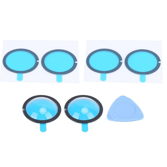Couvercle de Protection pour Objectif de Caméra, Couvercle de Protection en Plastique Imperméable Original Robuste avec Autocollants Adhésifs pour un Appareil Photo X2