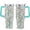 cyan-blue rabbit, variant on Easter Tumbler 40 oz Bunny Cup Coffee Mugs Cute Peeps Chick Leak Proof Cups with Handle and Straw Stainless Steel Vacuum Insulated Water Bottle Easter Gifts Spring Decor (1PCS)