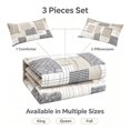thumbnail image 2 of TENGDA 3-Piece Complete Comforter Bedding Set Assorted Stylish Designs Bedroom Decor Kit, 2 of 6
