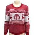 thumbnail image 1 of Suéter navideño informal de jacquard para mujer, estilo holgado, otoño e invierno, suéter de punto europeo y americano para mujer, 1 of 6
