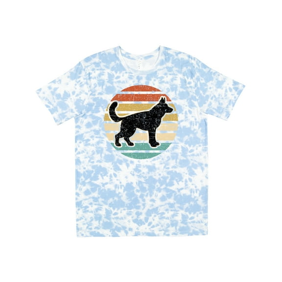 Inktastic German Shepherd Silhouette Vintage Retro T-Shirt
