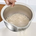 thumbnail image 4 of Wosthever Lavabo de de verduras resistente al calor para limpieza diaria Lavabo de de arroz con fondo inclinado Cocina y Comedor, 4 of 6