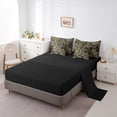 thumbnail image 6 of Feelyou Adult Jungle Branches Twin Bedding Sets 7-Piece, Green Leaf Botanical Bedding Comforter Set, Rustic Farmhouse Theme Reversible Sheet Sets, Luxury Bedroom Decor, 6 of 9