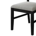 thumbnail image 5 of Castle Place Heritage Vertical Wooden Dining Chairs, Black, Set of 2, 5 of 9