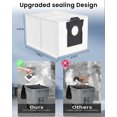 thumbnail image 4 of 3.2L Disposable Dust Replacement Bags for Dreame Rcj-x40 Ultra Robot Vacuum 18 Pack, 4 of 5