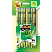 BIC Ecolutions Mechanical Pencil, 0.7mm, Black, 24-count