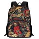 thumbnail image 3 of Juegos de mesa W-WarhammerS Mochilas para niños Mochilas para niños y niñas Mochilas escolares para niños Mochila duradera para acampar, 3 of 5