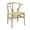 Natural, variant on Heavenly Collection | Wishbone Black Wood Dining Chair for Kitchen or Dining Room