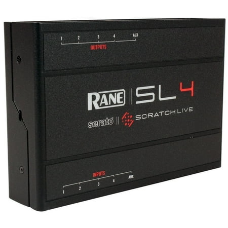RANE SL 4 4-Deck DJ Midi Controller Serato Scratch Live Audio Interface