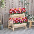 thumbnail image 6 of Artificial Geraniums Flowers,14.17" Fake Geranium Plants,UV Resistant Faux Floral Bouquets for Outdoor Patio Porch Window Box,Indoor Home office Table Centerpiece Wedding Party Decor, 6 of 7