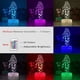 thumbnail image 3 of Ilusión 3d Anime Night Light Lámpara Led Demon Slayer Kamado Nezuko 16 Colores Rgb Control Remoto Niñas Habitación Decoración Lampara Niños Regalo de Navidad Feliz Sencillez, 3 of 5