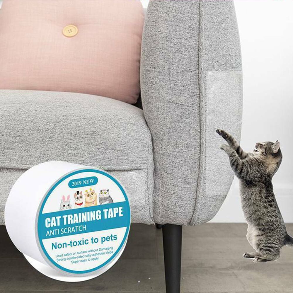 Cat Scratch Deterrent Training Tape, Cat Couch Protector, Anti