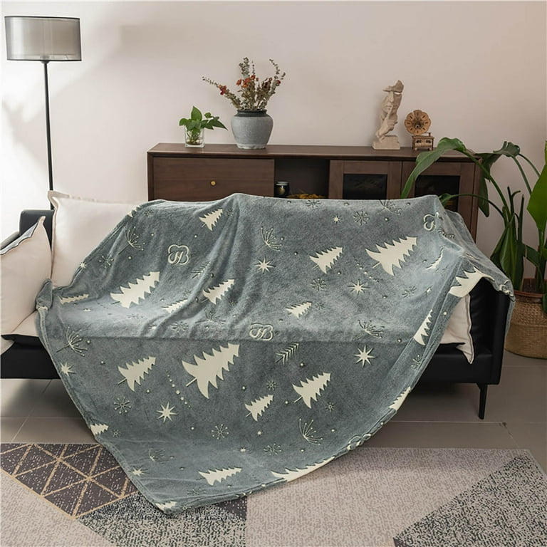 Big Blankets for Bed Winter Glow In The Dark Warm Blanket