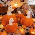 thumbnail image 5 of Cthrlog Stuffed Animal – Cute Weighted Plushies Bedtime Soft Plush Toy, Duck in Pumpkin Design for Halloween Decor & Play, Gifts for Kids Toddlers, 5 of 6