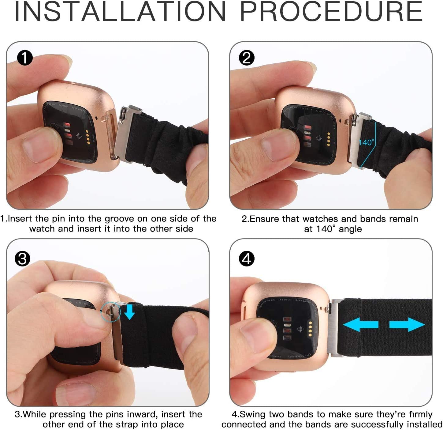 CRKMGS-Compatible with Faweio Smartwatch Bands, Stretch Elastics Nylon Adjustable Replacement Strap Accessories for Men & Women Compatible for Faweio IDW13/IDW16/IDW17/IDW19/IDW21/IDW26/Smartwatch,
