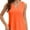 Orange, variant on Womens V Neck Summer Tank Tops Trendy Casual Loose Fit Flowy Sleeveless Shirts