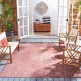 thumbnail image 2 of SAFAVIEH Courtyard Delbet Medallion Indoor/Outdoor Area Rug, Rust/Ivory, 8' x 11', 2 of 10