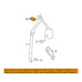 thumbnail image 1 of Jeep CHRYSLER OEM 07-10 Wrangler Rear Seat Belt-Cover 5HU37XDVAC, 1 of 2
