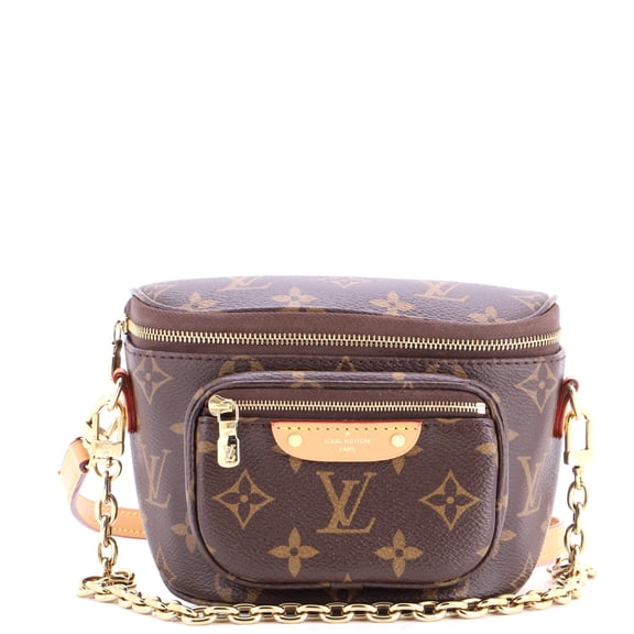 Pre-Owned Bum Bag Monogram Canvas Mini By Rebag