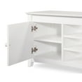 thumbnail image 4 of Nantucket TV Table 24x60 with Adjustable Shelves in White, 4 of 12