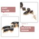 thumbnail image 3 of NUOLUX 1Par Aretes Colgantes Con Para Mujer Color Negro Para Fiesta, 3 of 8