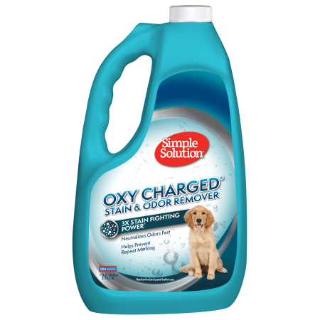 Simple Solution Oxy Charged Pet Stain and Odor Remover | Eliminates Pet Stains and Odors with 3X Cleaning Power | 1 (Best Way To Eliminate Pet Odor)